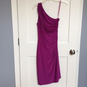 Lauren Ralph Lauren one shoulder cocktail dress